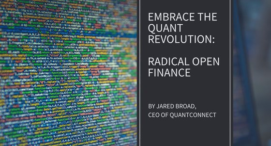QuantConnect's tweet photo. Check out @QuantConnect's article on Embracing the Quant Revolution: Radically Open Finance. We're a global community of quants building incredible technology to design trading systems. #QuantRevolution #OpenSource #Community https://t.co/OF4wbVsFHs https://t.co/kk7UFB06NG