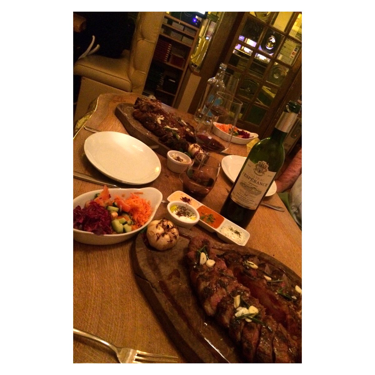 FWASCompany's tweet photo. Dining in a beautiful restaurant who serves your very own wine, it doesn't get much better than that! Fantastic evening, anyone who hasn't been your missing out. Delicious food, seriously good cocktails, beautiful wine & wonderful service. ๐๐ผ๐ฅฉ #turkwise #chateaulesperance https://t.co/a18O3VlpKz