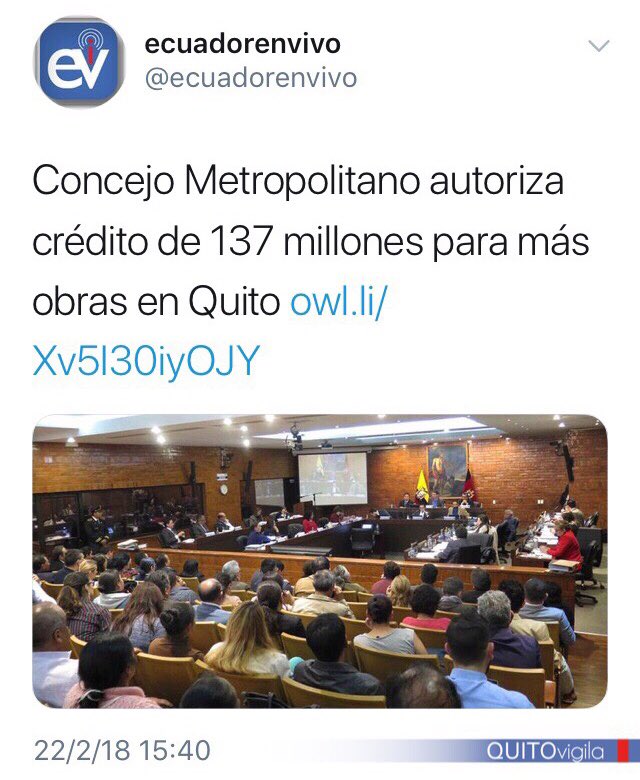QuitoVigila's tweet photo. Rodas abre un hueco brutal de deuda para la ciudad que acabaremos pagando todos, igual que el subsidio a los choferes. Esa plata no es para obras sino para financiar su campaña a la reelección. Confirmado: el “alcalde” chueco quiere 4 años más, a la fuerza. #QuitoInfernal https://t.co/HbXdI3rj5X