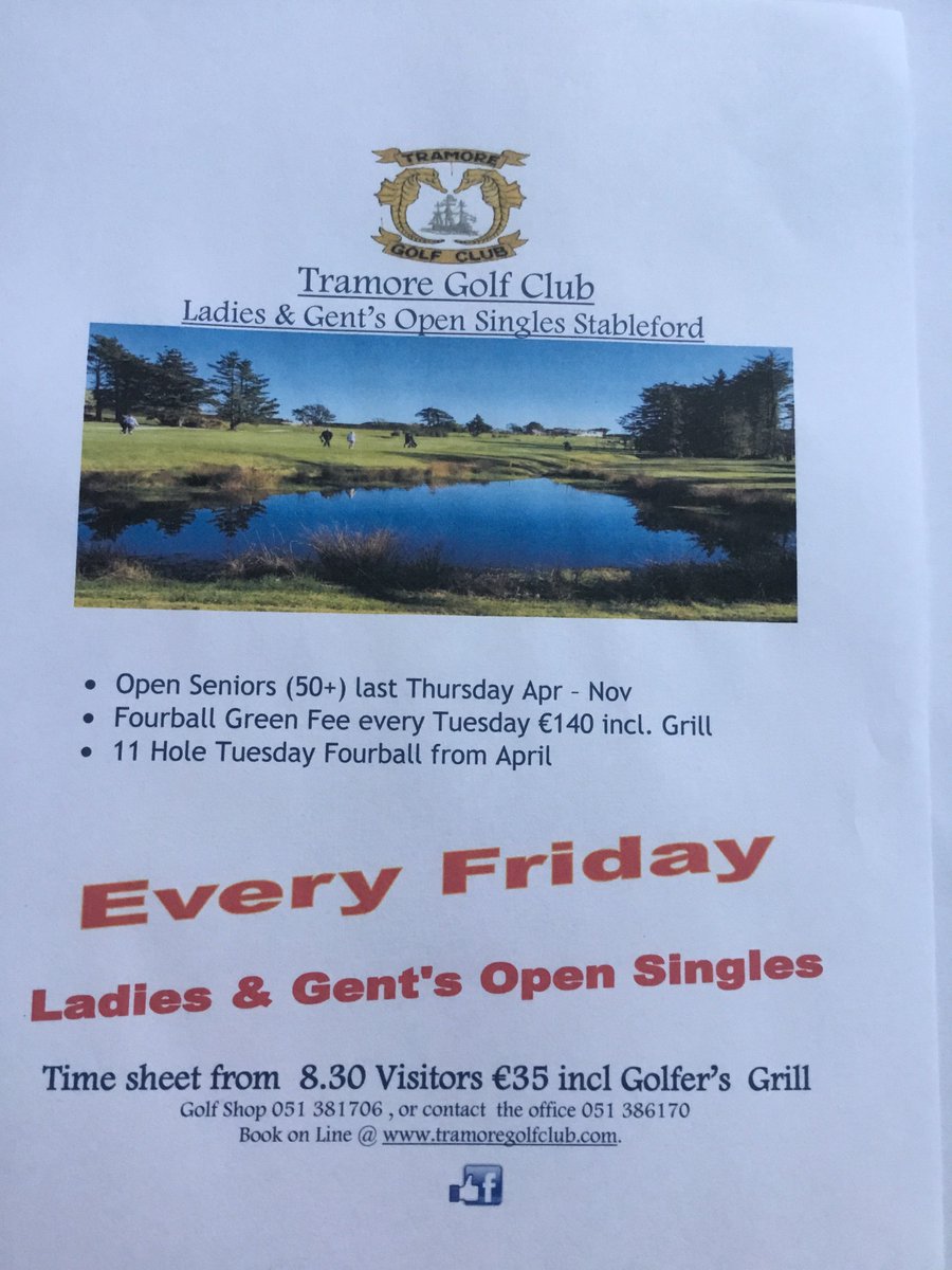 Tramore Golf Club (@tramoregolfclub) on Twitter photo 