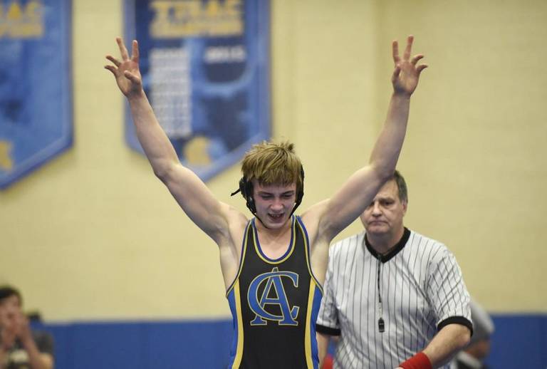 PrepsNow's tweet photo. STATE CHAMPS! Ravenscroft and Cary Academy had quite a few of them at the #NCISAA wrestling championships

More here: https://t.co/ZtFwjrKkpF https://t.co/TDBeIVsm8l