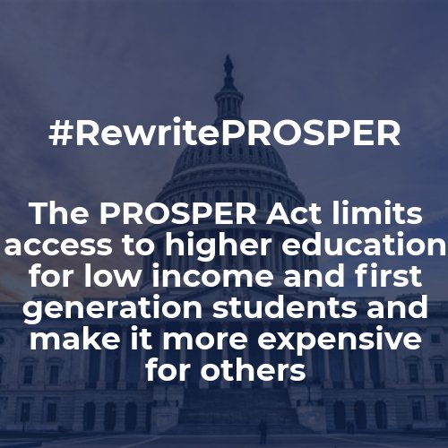 lsugsa's tweet image. #PROSPERAct is not PROSPERous for students or the U.S. It makes higher ed less affordable &amp;amp; less accessible. It hurts people in rural and underserved communities, and will reduce the # of professionals in areas critical to national success #RewritePROSPER @NAGPS @lsugsa
