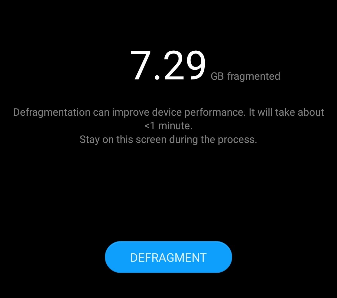 thisizrenato's tweet image. Omg, dfrag... Welcome to windows XP. 

Doesn&apos;t flash drivers uses trim? 
Isn&apos;t it automatic? 
Will this help the Android fragmentation once and for all? 
I&apos;m confused. 

#Android
#Huawei
#Mate10Pro
#defragmentation