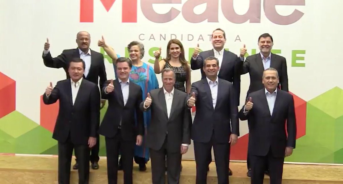 #EnLaVidaNadaComo un equipo de excelencia para un candidato de excelencia! #CerrandoFilas #YoMero #YoConMeade   #LíderesPRI 👏🏻👏🏻👏🏻👏🏻#Felicidades #TodosPorMéxico #TUCAM