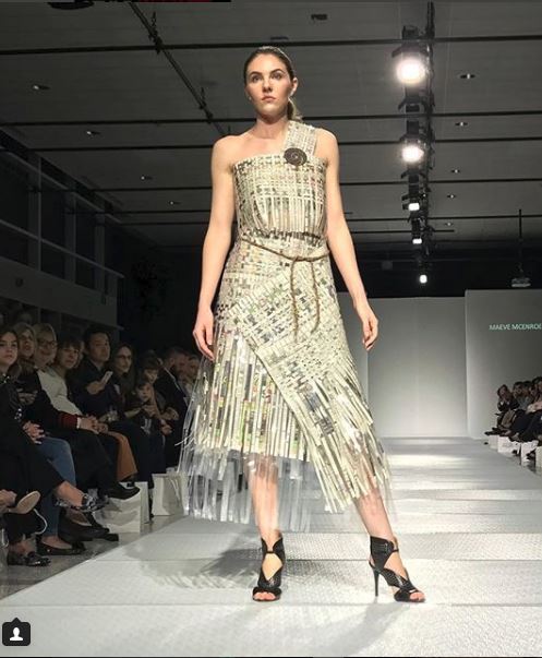 llbarch's tweet photo. LLB was there for the opening night of #SWNEFeb2018. Check out the creative ways recycled materials were used to create garments by @lincoln1884 student designers. https://t.co/91ADFhfwBt