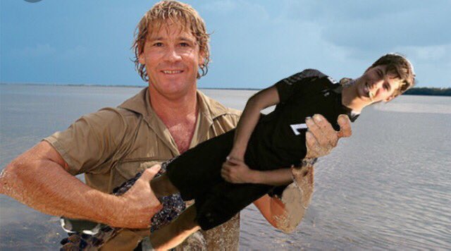 Just learned today that the goat Steve Irwin and I share a rip to my mate  and happy birthday to the animal man 
