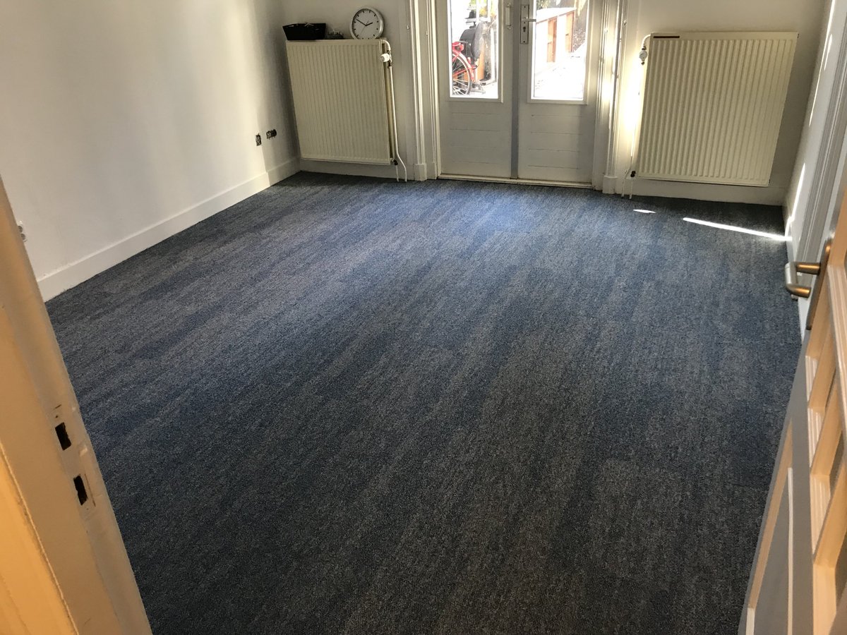 Vandaag eerste project gedaan met @interfacetapijttegels mooi product !