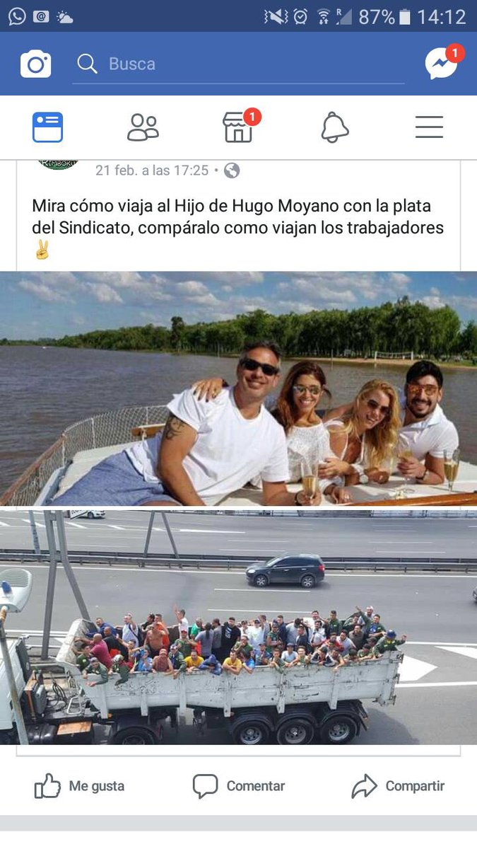 Hay que creerle cuando dice que defiende a los trabajadores? Hace rato que dejo de ser sindicalista para convertirse en empresario millonario!