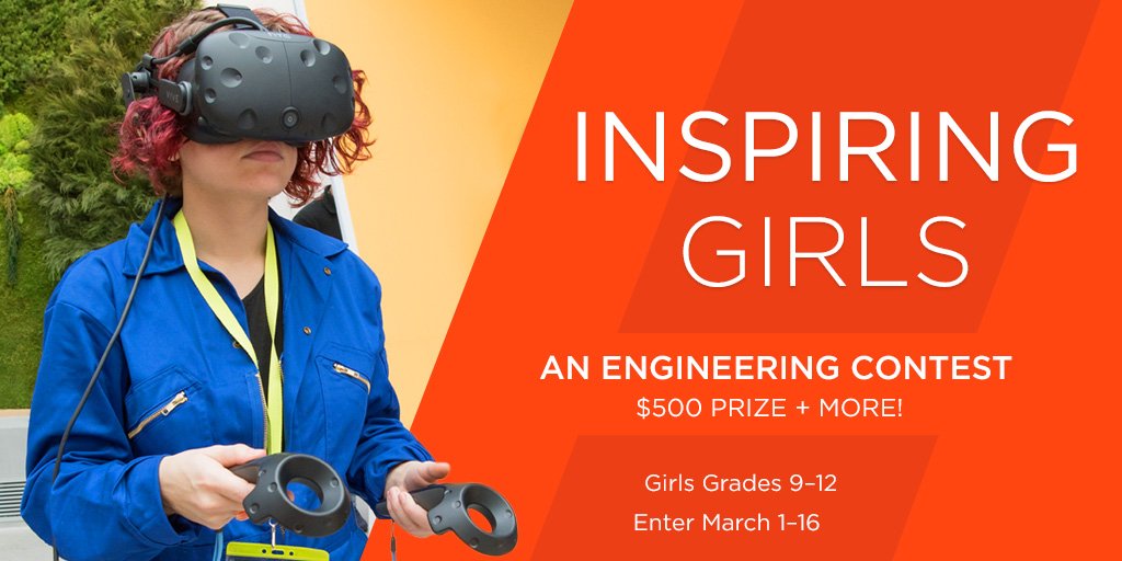 DraperLab's tweet photo. It's #GirlDay2018! 👏  @DiscoverEorg @NSPE
In honor of #IntroduceAGirlToEngineeringDay we are announcing an online engineering contest for high school girls in #Massachusetts. #EWeek2018
Enter March 1-16 to WIN💰 https://t.co/RzoE2bYoG4 https://t.co/Y9QvOkMLiF