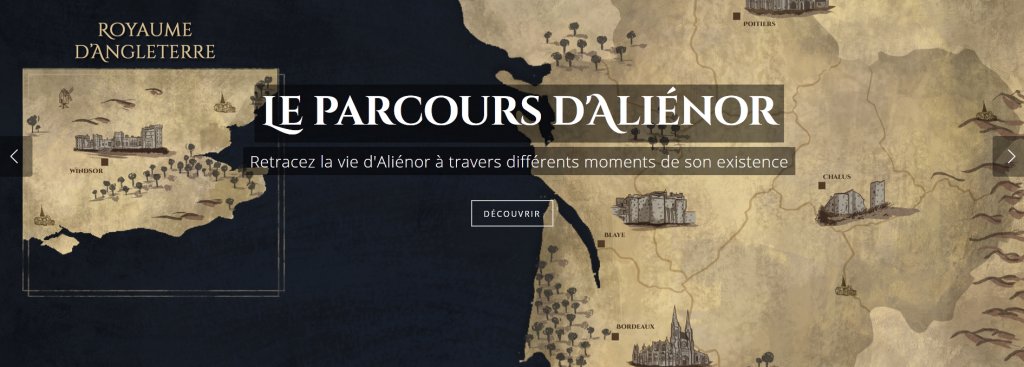 cultunum's tweet photo. Le dispositif  #transmedia “Les Voies d’Aliénor” retrace le parcours d’Aliénor d’Aquitaine de façon #ludique @UBMontaigne @NvelleAquitaine https://t.co/4MABVFfnyY https://t.co/q3p0BGNCfs