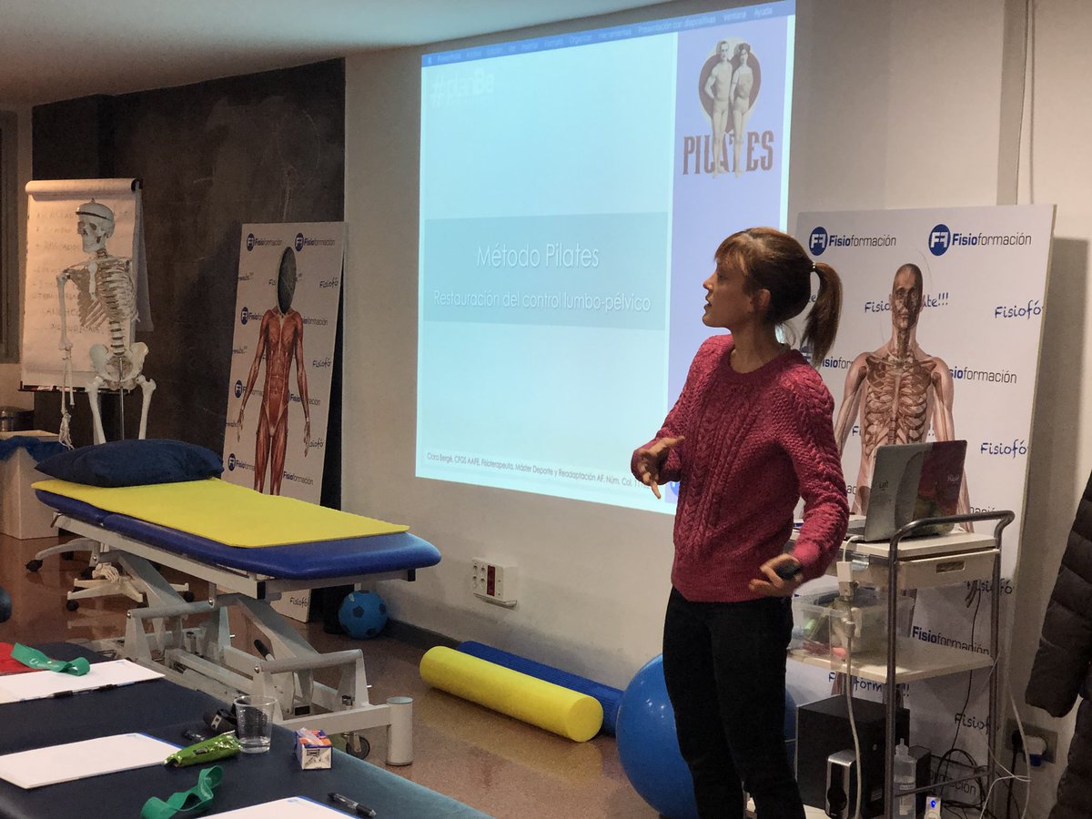 raiguade's tweet photo. @ClaraBerge #planbefisio en acción en @Fisioformacion #fisioformacion #FFBCN #PILATES https://t.co/NhhaGNlaN3