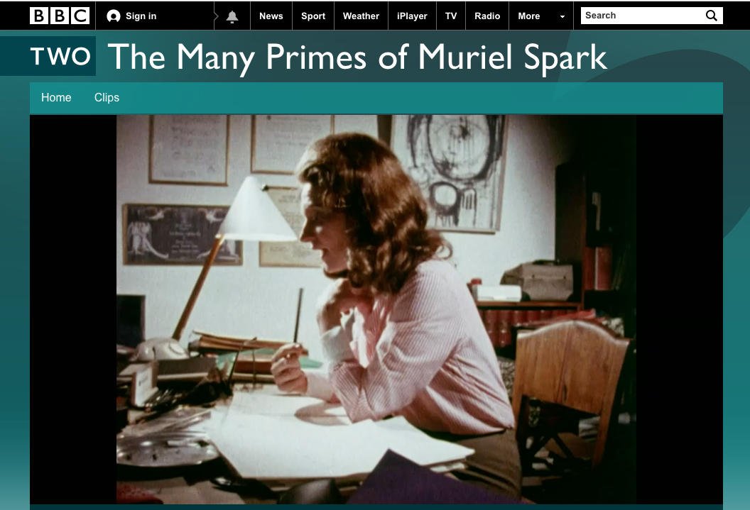 ViragoBooks's tweet photo. Don't miss your chance to watch @KirstyWark's documentary about the life and work of Dame #MurielSpark, available on BBC iPlayer: https://t.co/lXwxf32ZC0
#SparksNotes #MurielSpark100 @MurielSpark100 https://t.co/Y6wzQShALu