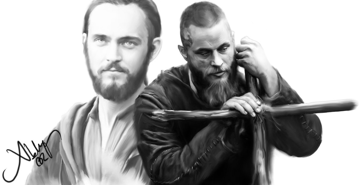 Epic fanart by Xbalanque-BeneReb on <a href="/DeviantArt/">DeviantArt</a>! #Vikings #TravisFimmel