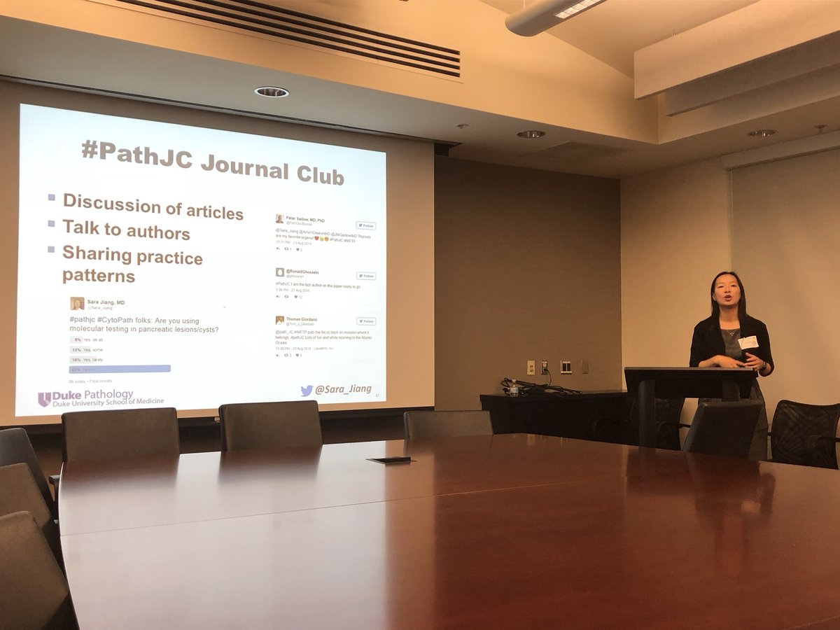 MArnold_PedPath's tweet image. Pathology journal clubs on Twitter (such as @path_JC) are a great forum to hear from people around the world about how they handle cases - @Sara_Jiang. #FASTPath #OSUPSIG #NCHPath @NCHforDocs