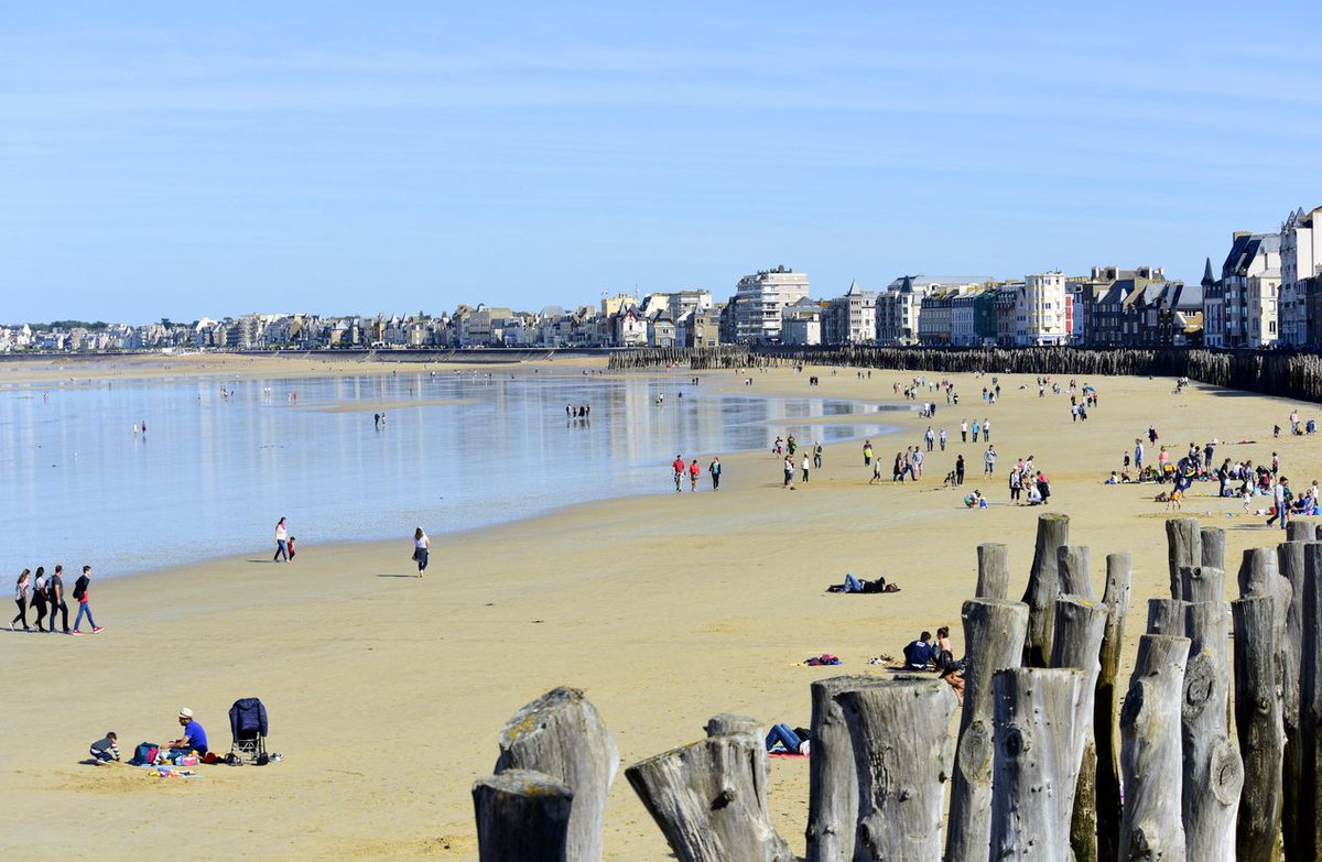 Francefr على تويتر La Plage Du Sillon In Saint Malo Has