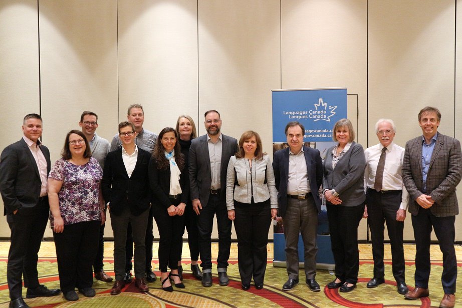 LangCanada's tweet photo. Introducing the LC Board for 2018! Thank you to those who are continuing on and welcome to the new members! Voici le nouveau conseil d'administration de LC. Bienvenue aux nouveaux membres et merci pour votre travail continu! #LCCONF2018 https://t.co/j5bjHp2uZf