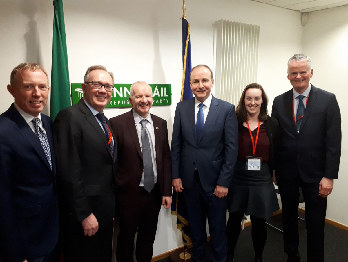 AmericanChamber's tweet photo. Great engagement this afternoon with @MichealMartinTD &amp; @fiannafailparty on the Chamber's core priorities &amp; US investment in Ireland #USIRL18 https://t.co/pjEki42p5K