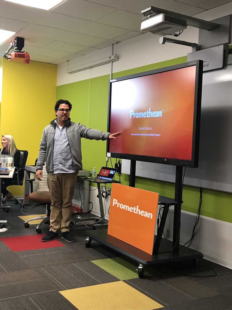 cassiereederedu's tweet photo. @DavidOrona17 thanks for sharing about your @Promethean project in San Leandro! #learnpromethean #projectecs excited to collaborate with your project! #ecko2018 @learnpromethean https://t.co/9gko74k2Y1