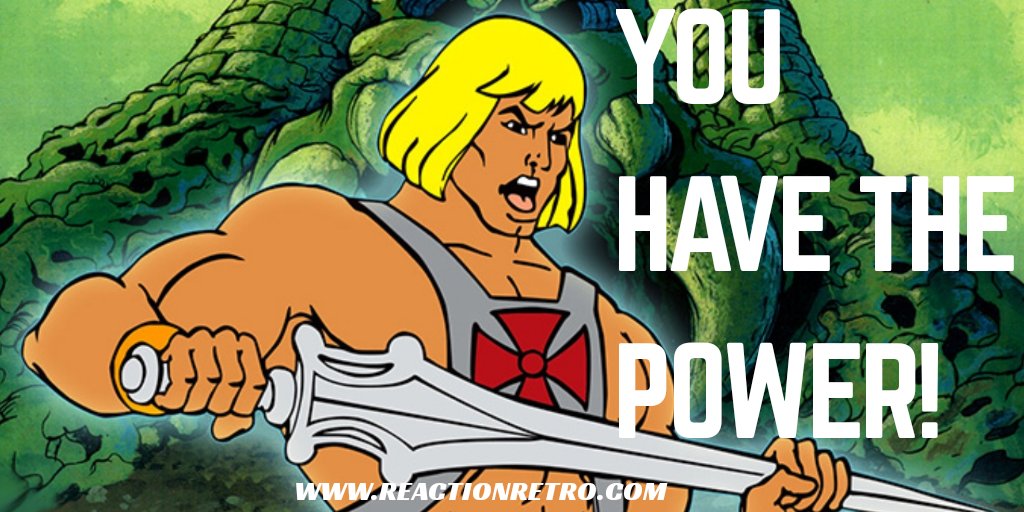 ReactionR's tweet image. #ThursdayMotivation #ThursdayThoughts #HeMan #Retro #Cartoons #80s90sgems #80s
