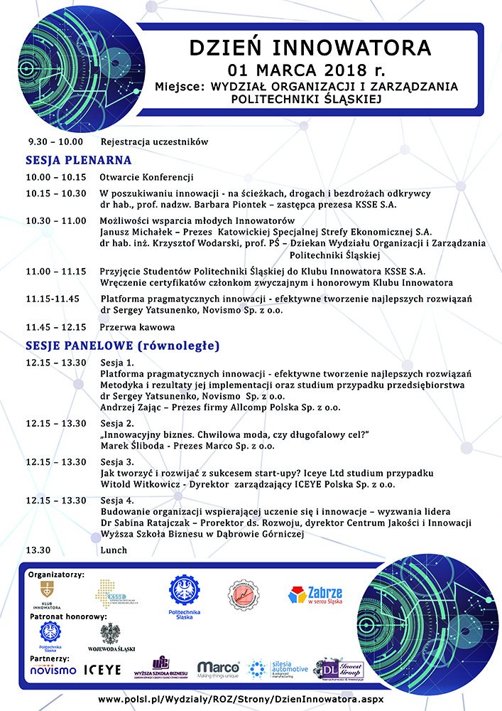 Novismo_Poland's tweet photo. Wszystkich zainteresowanych praktycznym tworzeniem innowacji i nowych technologii zapraszamy 1 marca do Zabrza.
Więcej informacji na stronie: https://t.co/EPybcN9xLT https://t.co/CwUVHKxMR6