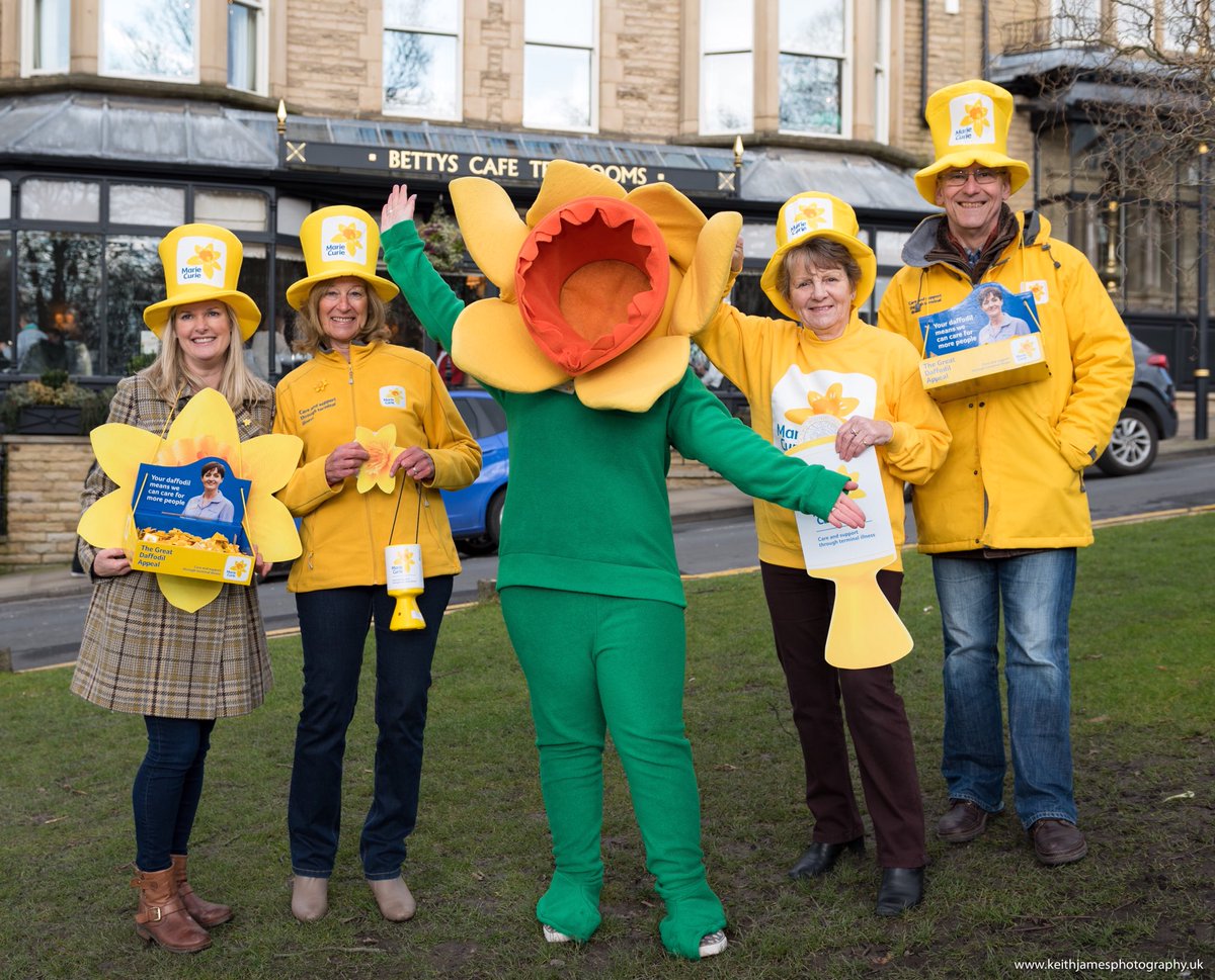MCNorthYorksGem's tweet photo. Did you spot us today? @Bettys1919 #harroagate as we launched our Great Daffodil Appeal https://t.co/eXRkxR5cks