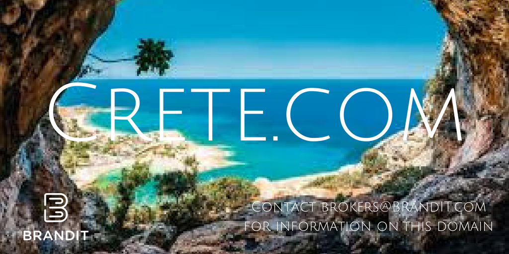 Looking for a paradise in a #domain?  #Crete.com is available now. Contact us for more information or to make an offer.  #geodomains #greece #travel #branding