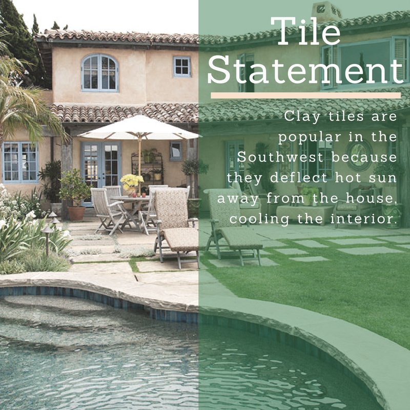 NeGutters's tweet image. The bold color and texture of tile roofs command attention.