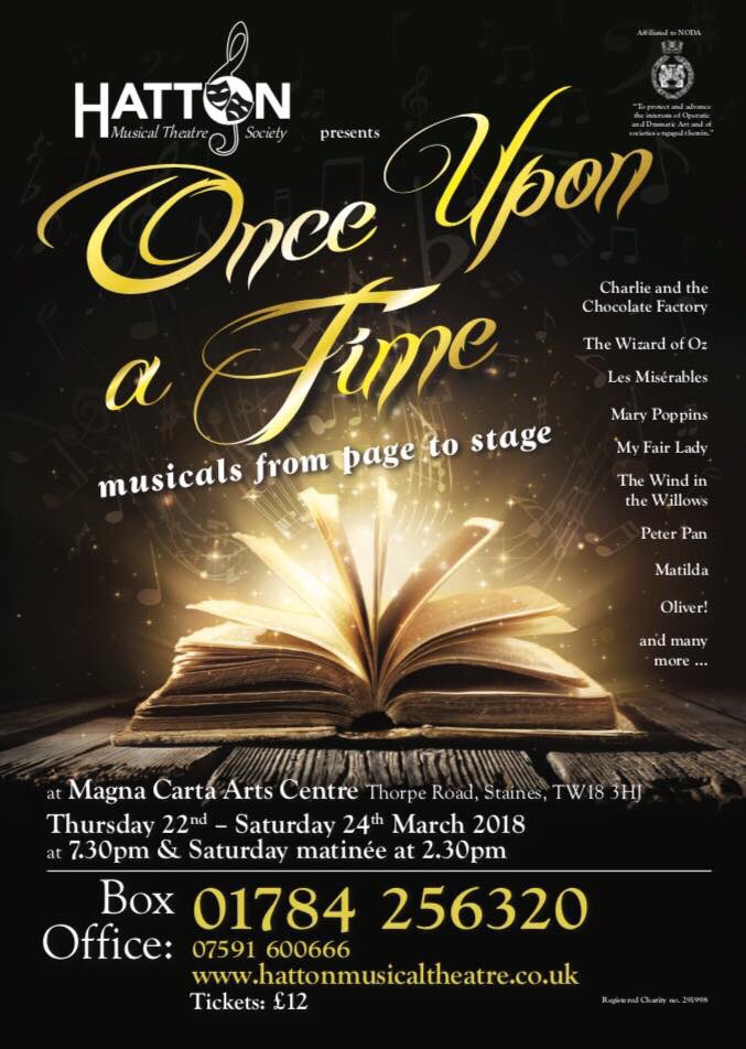 HattonMusical's tweet image. Tickets now on sale for Once Upon a Time- a fabulous compilation show celebrating song and dance from page to stage. hattonmusicaltheatre.co.uk