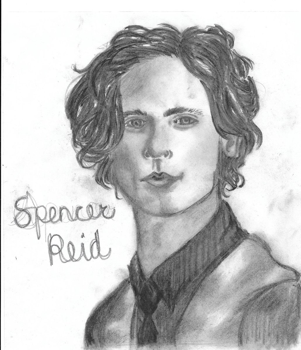 Tay_Everdeen's tweet photo. @GUBLERNATION my drawing of you as Spencer Reid :) https://t.co/IhkkNqDVFG