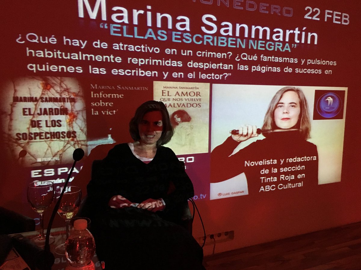 immaaguilar's tweet photo. Todo listo en @one_monedero para hablar de escritoras de novela negra como ella, @masanma https://t.co/sFRgpEsUde
