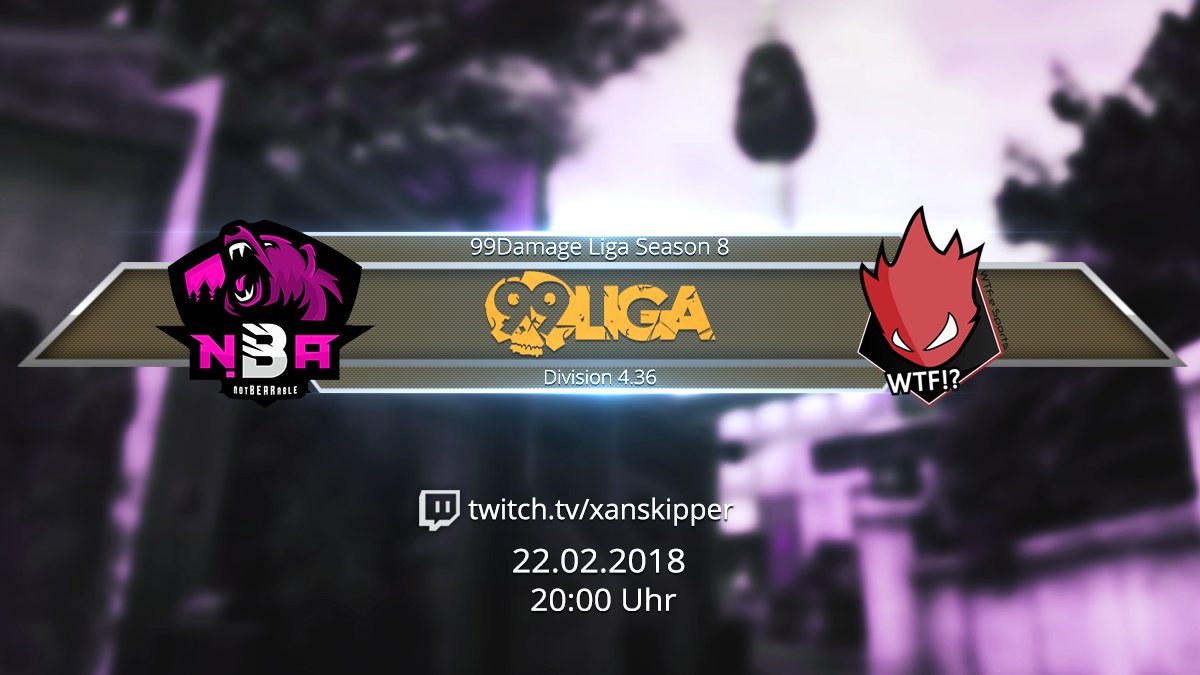 notBEARablegg's tweet photo. Wir gehen Live! 

notBEARable Pink vs #WTFeSports
@99DAMAGEde - Liga #Div436 Matchday 2
Schaut vorbei bei @Xanskipper 

https://t.co/M2DWWOxkl7 https://t.co/DrQcc4YKUv