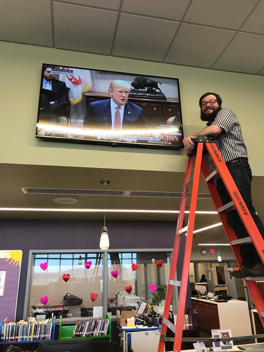 TateLibrary's tweet image. Live TV in the Liberty Library! Thanks James! #L2L