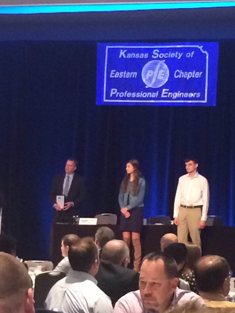 KSPE_EC's tweet photo. Presenting @KSPE_EC bridge building awards Mark Johnson with @hwlochner and Rachel Henkhaus from @garverusa presenting #mathcount awards #eweek2018 https://t.co/4jYoKnBVvR