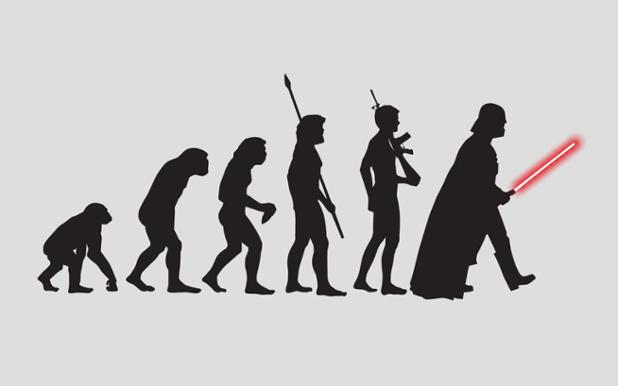 PosterArtHouse's tweet photo. Evolution of a Jedi  #jedi #starwars #vader #skywalker #evolution https://t.co/WajKYu03tb