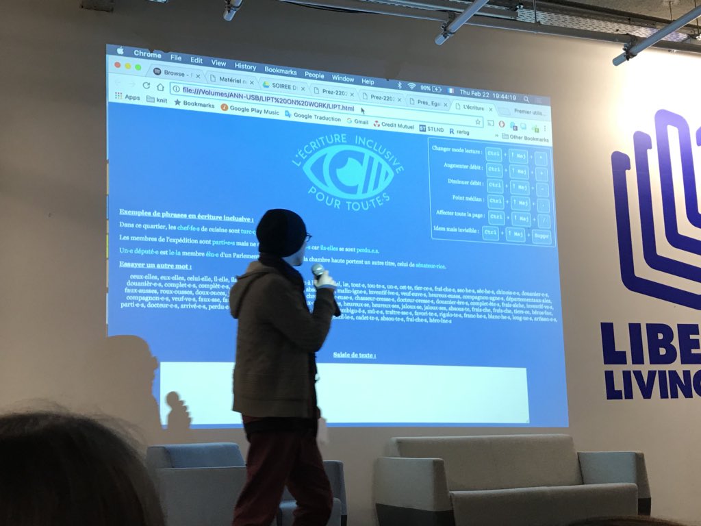 Présentation de LÉIA au Hackaton