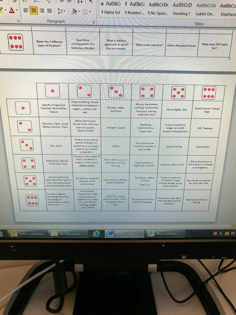 OPPE2715's tweet photo. AQA GCSE full course recap quiz with answers - Using dice students roll twice to land on a question - each student answers 6 different questions - checks answers at the end to see the winner! 40 different questions - Whole spec included. Great for a starter! https://t.co/9dh1Xu6iPm