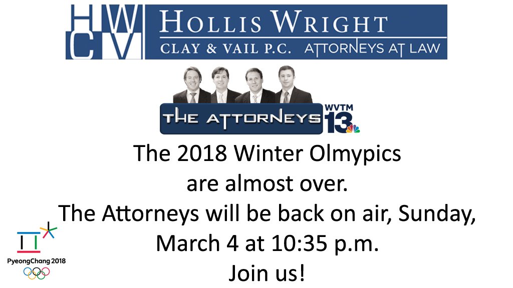 #TheAttorneys returns March 4, 10:35 p.m. #JoinUs #DontMissOut #CallUsIfYouNeedUs #ResutlsMatter #DefectiveProducts #Perosonalinjury #personalinjurlaw #