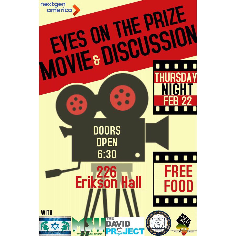 MSU_NAACP's tweet photo. 👀 FREE FOOD! https://t.co/vdwpbNXZBj