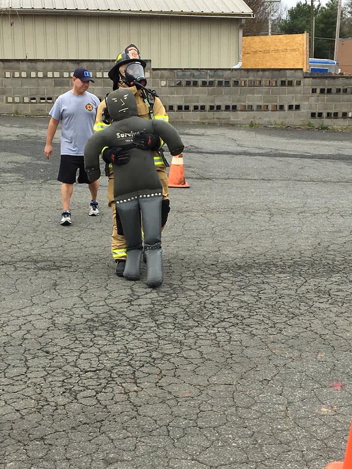 This week our firefighters completed their FRPAT (Firefighter Related Physical Agility Test). An annual requirement to remain on staff, it also falls on the heels of our annual firefighter physical, cardiac stress test & OSHA respiratory exams. #OneTownOneTeam #FFFitness