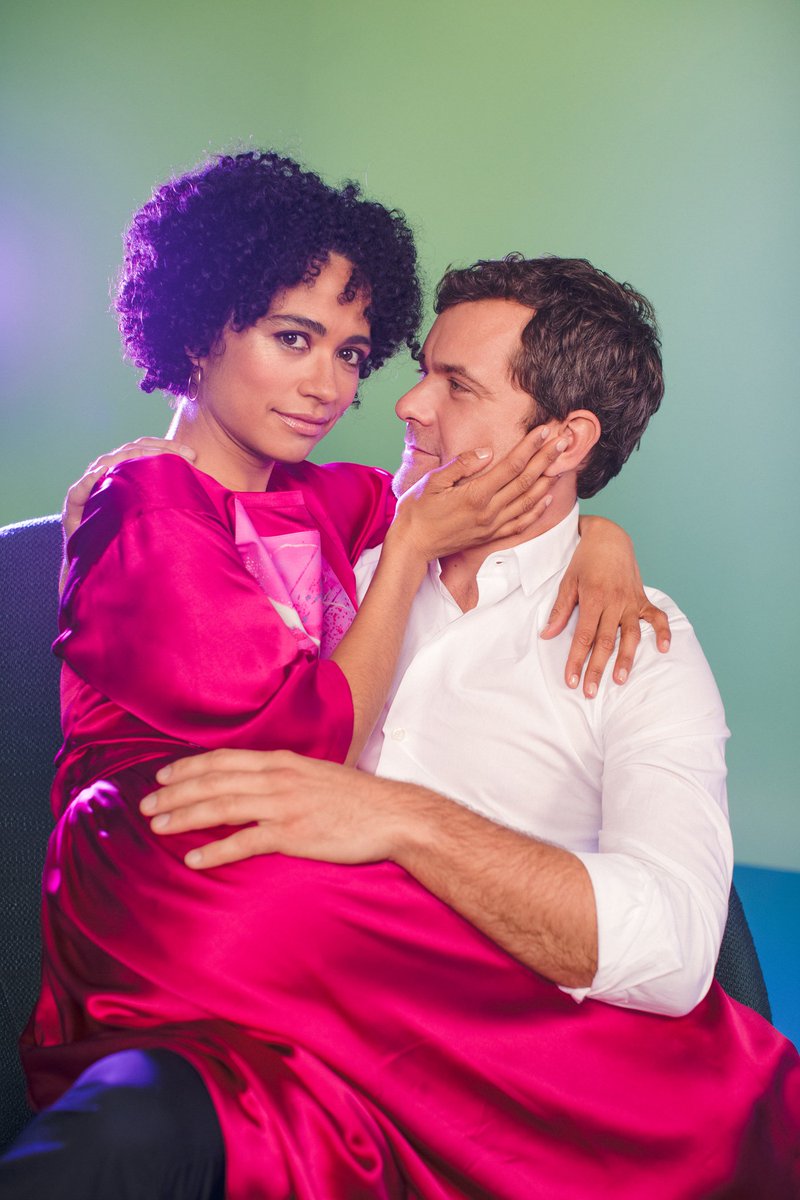 broadwaycom's tweet photo. .@LesserGodBway stars @LaurenRidloff, @VancityJax &amp; director @iamKENNYLEON on connection, communication and chemistry: https://t.co/m1PPXYikNP https://t.co/0O20LuqtOk