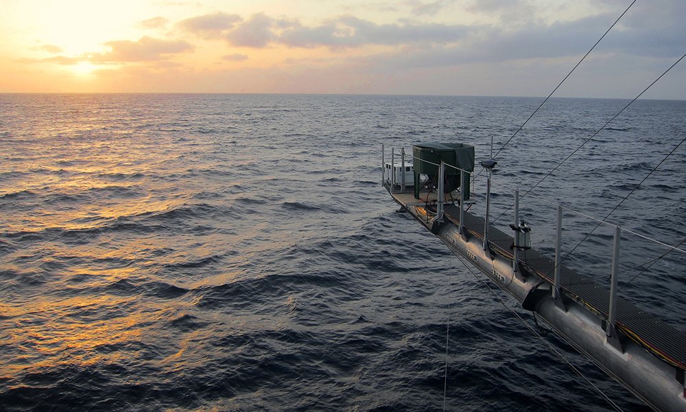 MIT_SHASS's tweet photo. MIT anthropologist Stefan Helmreich conducts fieldwork aboard the unique "FLIP ship," as part of his research on the ways oceanographers apprehend and understand waves: https://t.co/rQSUY5cQap #WaveScience @MITanthropology @eapsMIT @ScienceMIT @MIT_Oceans https://t.co/BPmmJpTxZF