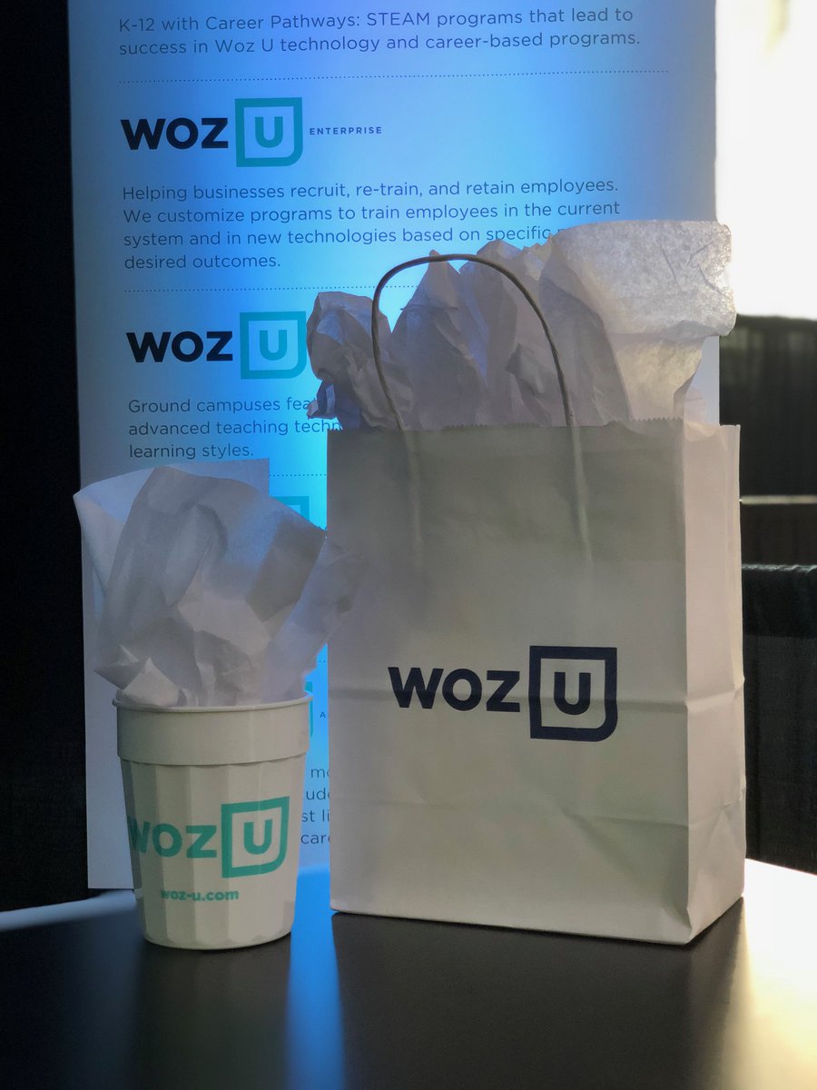 TheWozU's tweet photo. We are ready for #Blockchain Day at Phoenix Startup Week! Who out there is a blockchain enthusiast? #phoenixstartupweek #yesphx #wozu #thewozu #techeducation #startup https://t.co/OVnsMAInL9