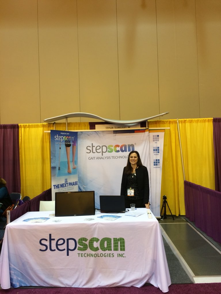 Stepscan's tweet image. Day 1 at #aptacsm! Come see us in Booth 2125
#aptacsm2018 #gaitanalysistechnology
