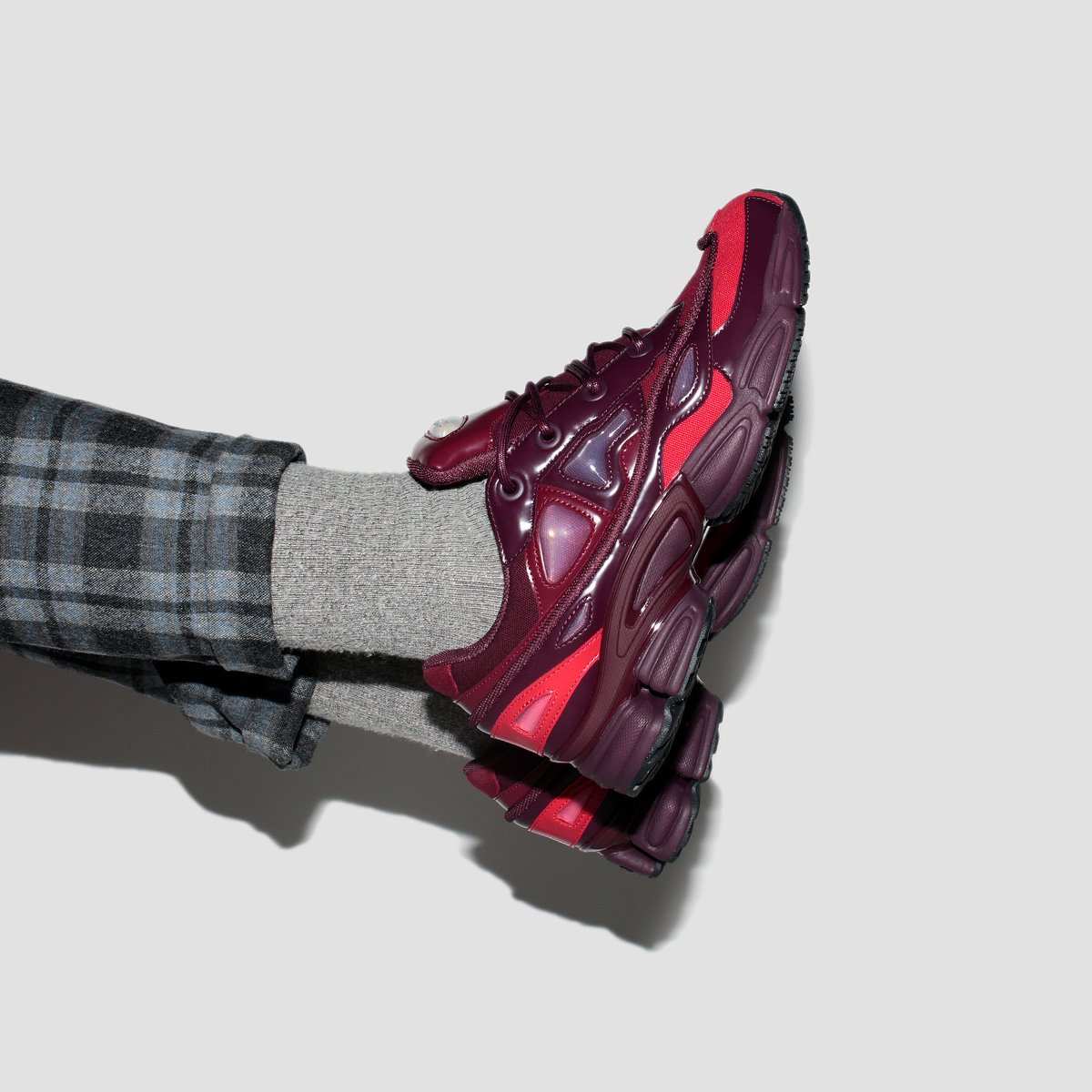 raf simons burgundy