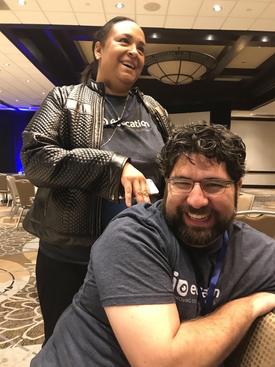 ioeducation's tweet photo. Day 2 at #IOEXPO West - staff enjoying some downtime between sessions. 💗 https://t.co/r4hdVP7tO8