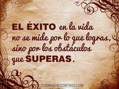 El éxito en la vida  ...