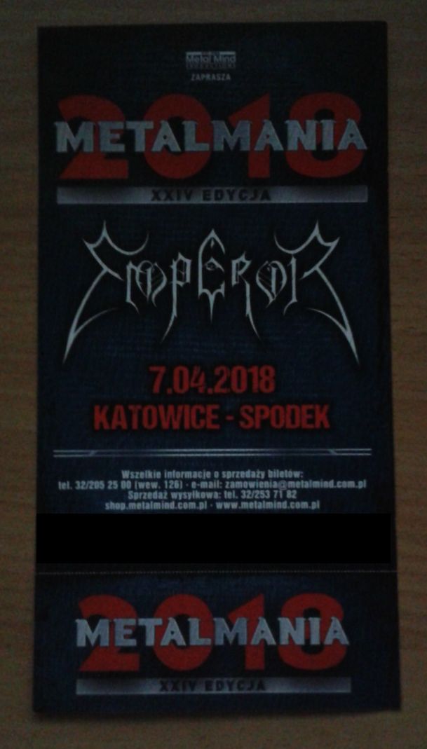 19morbid85's tweet photo. 45 Days until #Metalmania #XXIV 7.04.2018 #Spodek
https://t.co/9e3iUqCXto
#Emperor @officialND #Deströyer666 #Asphyx #DeadCongregation #Kat #Voidhanger #Ragehammer #BlazeOfPerdition #AnimaDamnata https://t.co/1UO17XR7iG