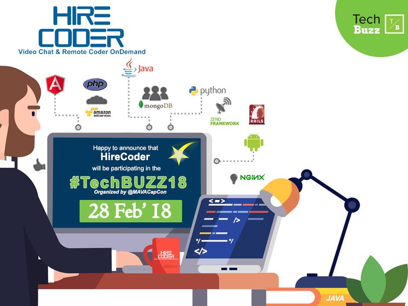 Hire_Coder's tweet image. Hi All, 

We would like to share the great news!

“HireCoder is selected as East Coast fast growing, innovative and great companies, and invited to take stage in the Event #TechBUZZ Spring 2018 by MAVA on Wednesday, February 28th.

Read the release here: hubs.ly/H0b43xx0