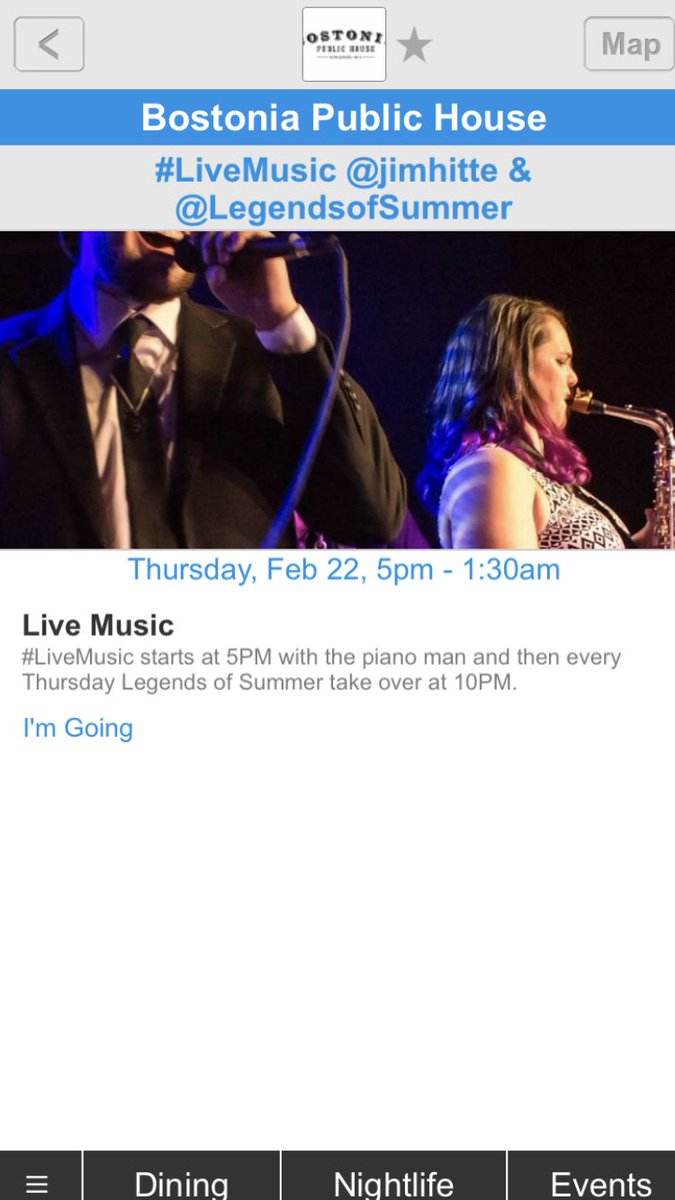 GoingOutRI's tweet photo. @jimhitte @BostoniaPublic #boston #livemusic #goingout #GoingOutApp https://t.co/8o6OiqMXwg