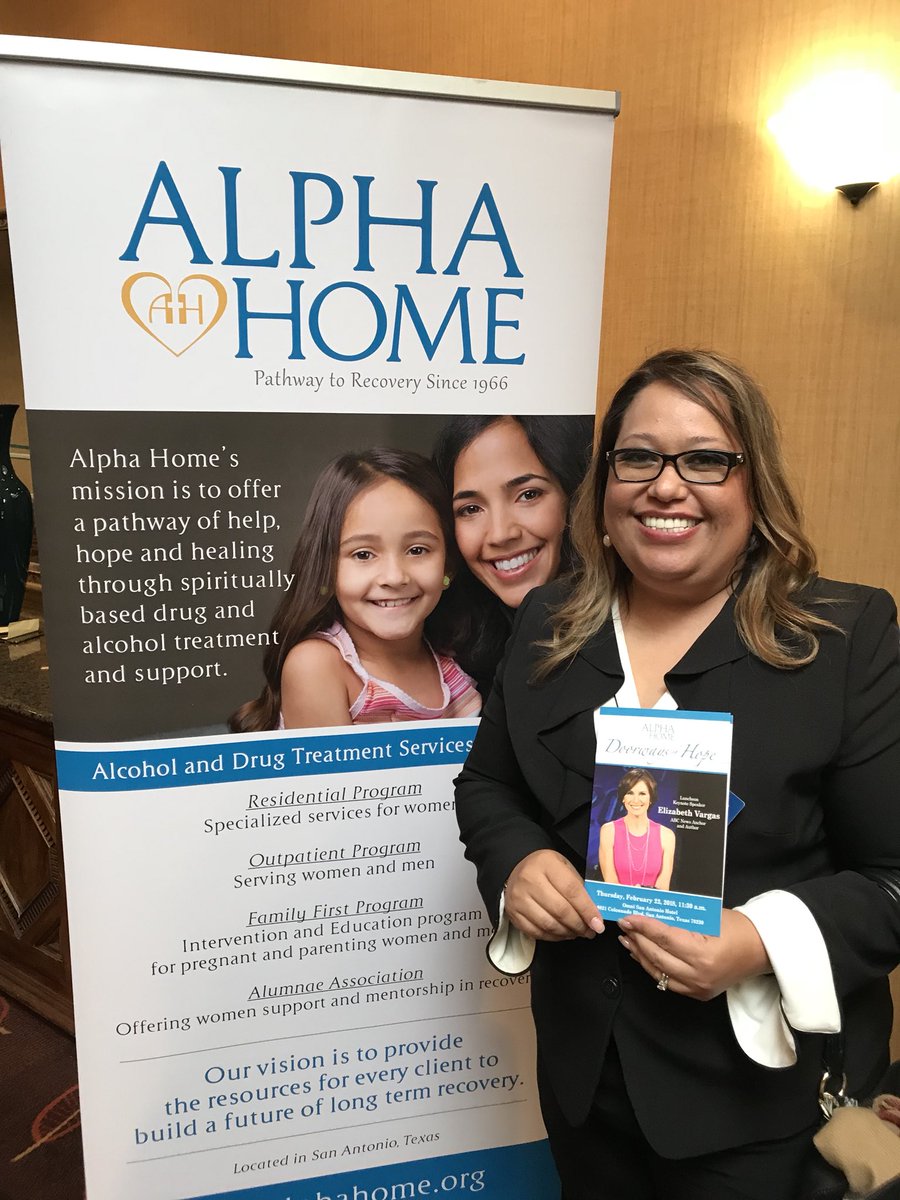 VeliaJMeza's tweet image. It was nice taking a break from legal work and the campaign trail to listen to Elizabeth Vargas share her beautiful and encouraging story about addiction and recovery. Thank you Rosie Gonzalez for the invitation.  #AlphaHome #DoorwayToHope